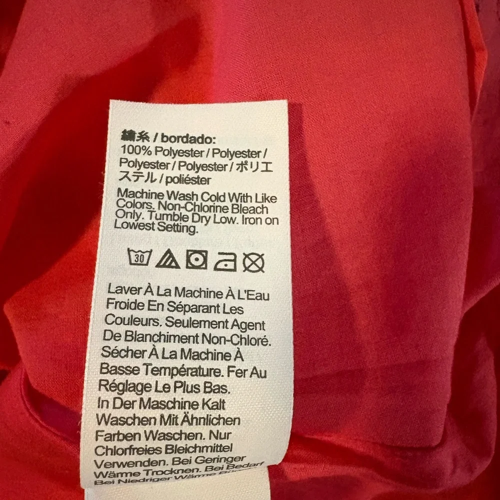 J. Crew Vibrant Coral Eyelet Midi Dress